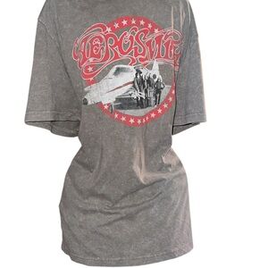 Aerosmith Gray Graphic Tee